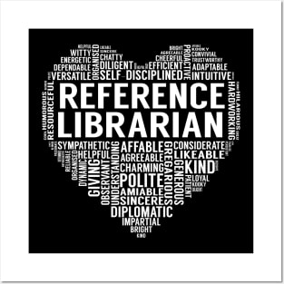 Reference Librarian Heart Posters and Art